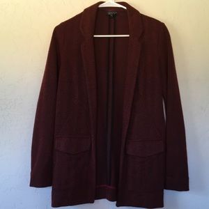 Topshop black and red cardigan
